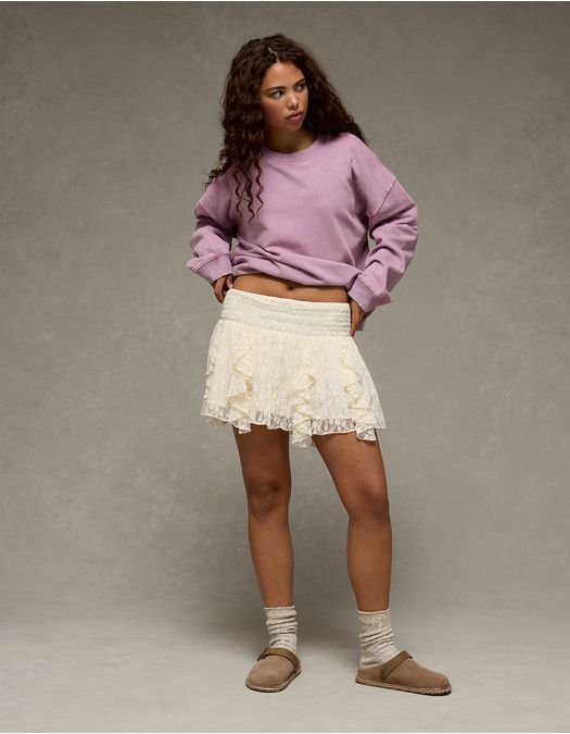 Falda Mini Lace Ae