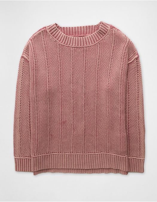 Suéter Oversized de Cuello Redondo Ae