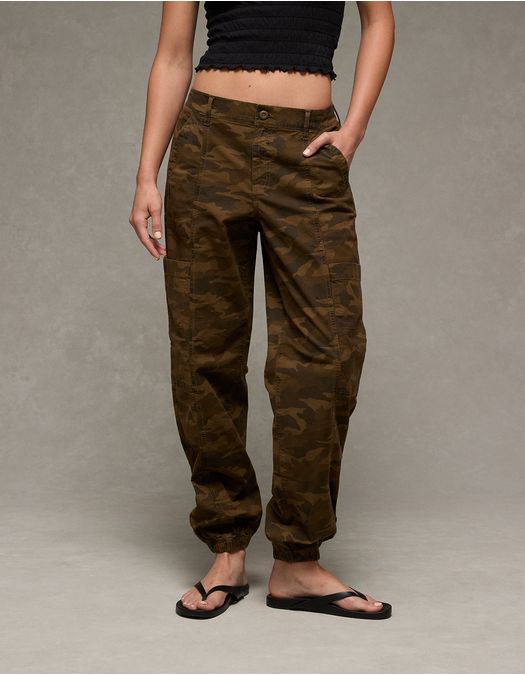 Jogger Baggy Tipo Cargo Tiro Alto Ae