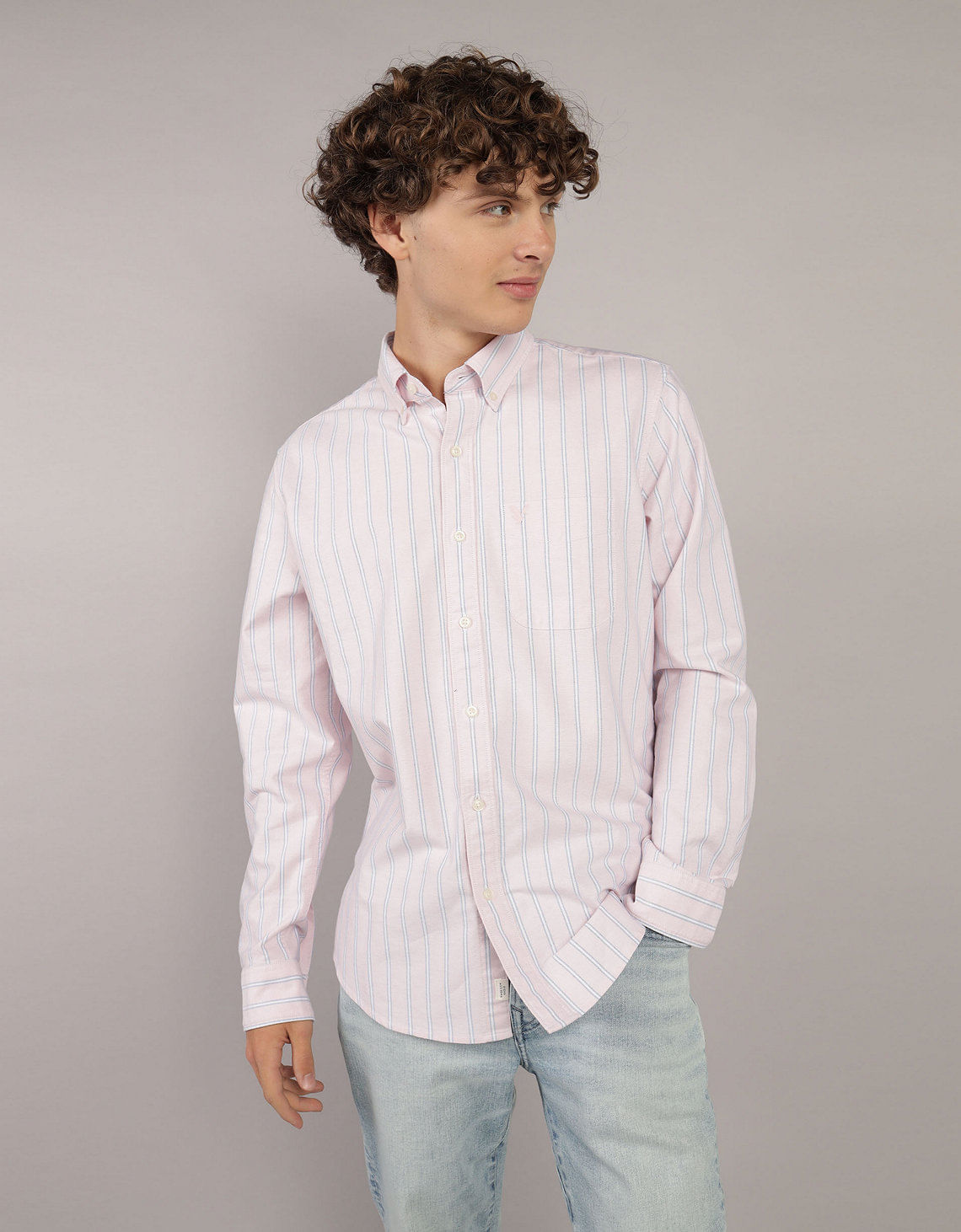 Camisa de Oxford Slim Fit Everyday Ae