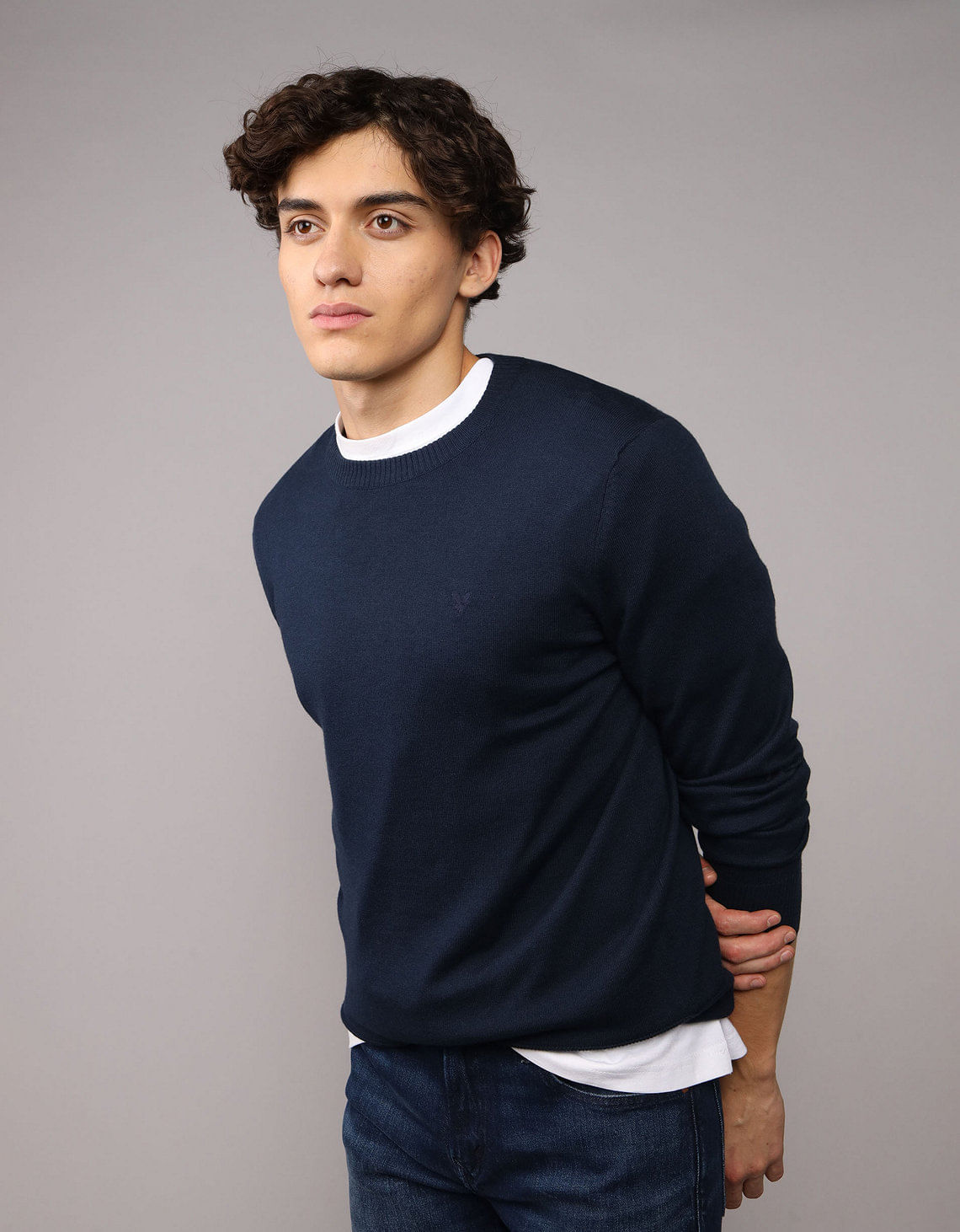 Suéter cuello redondo Ae