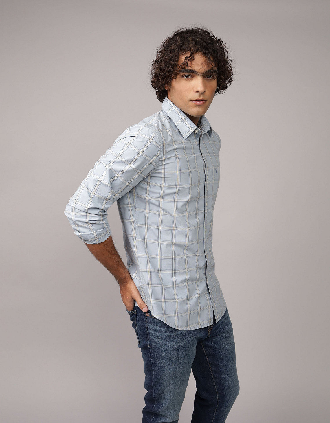 Camisa de Oxford Slim Fit Everyday Ae