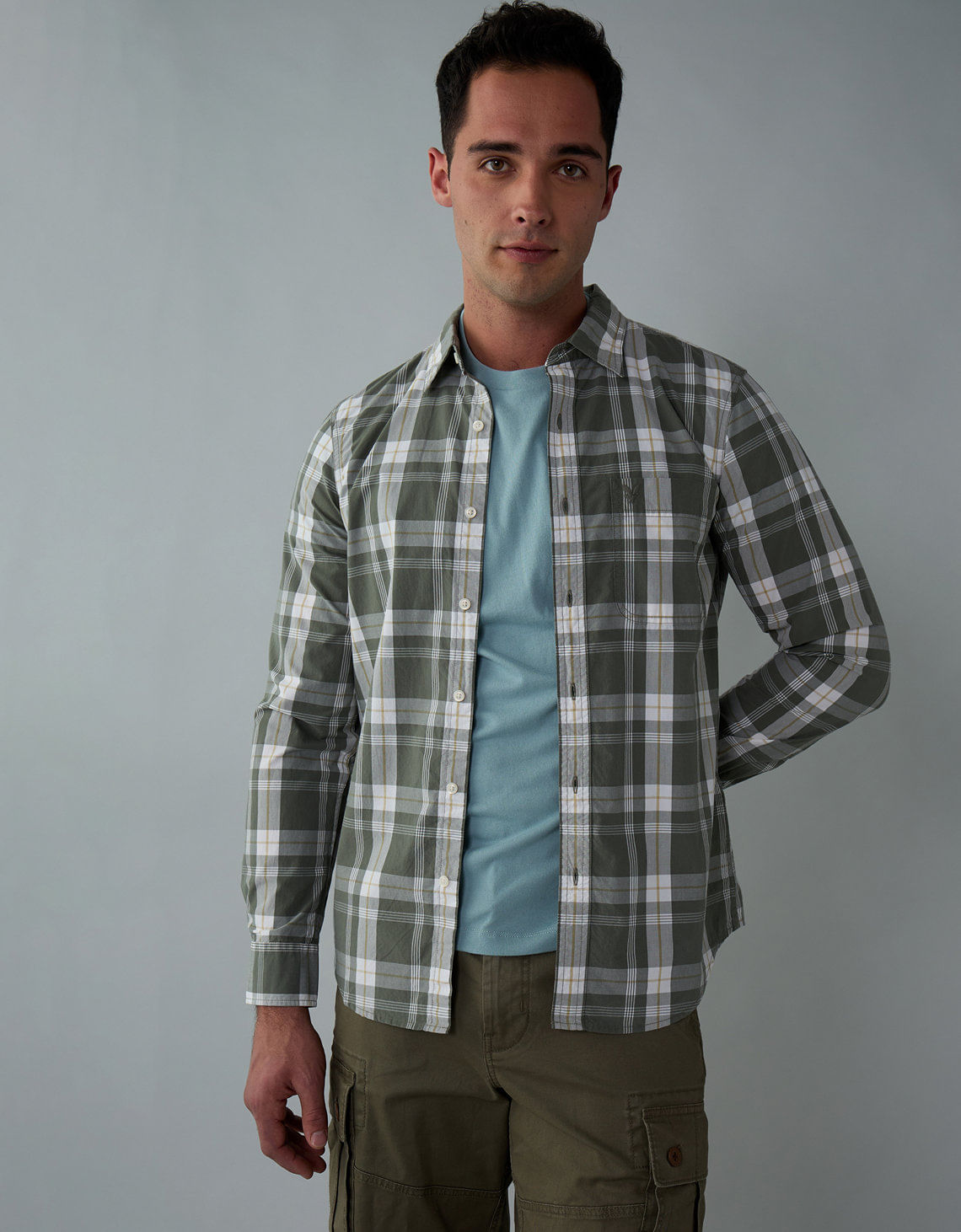 Camisa de Oxford Slim Fit Everyday Ae