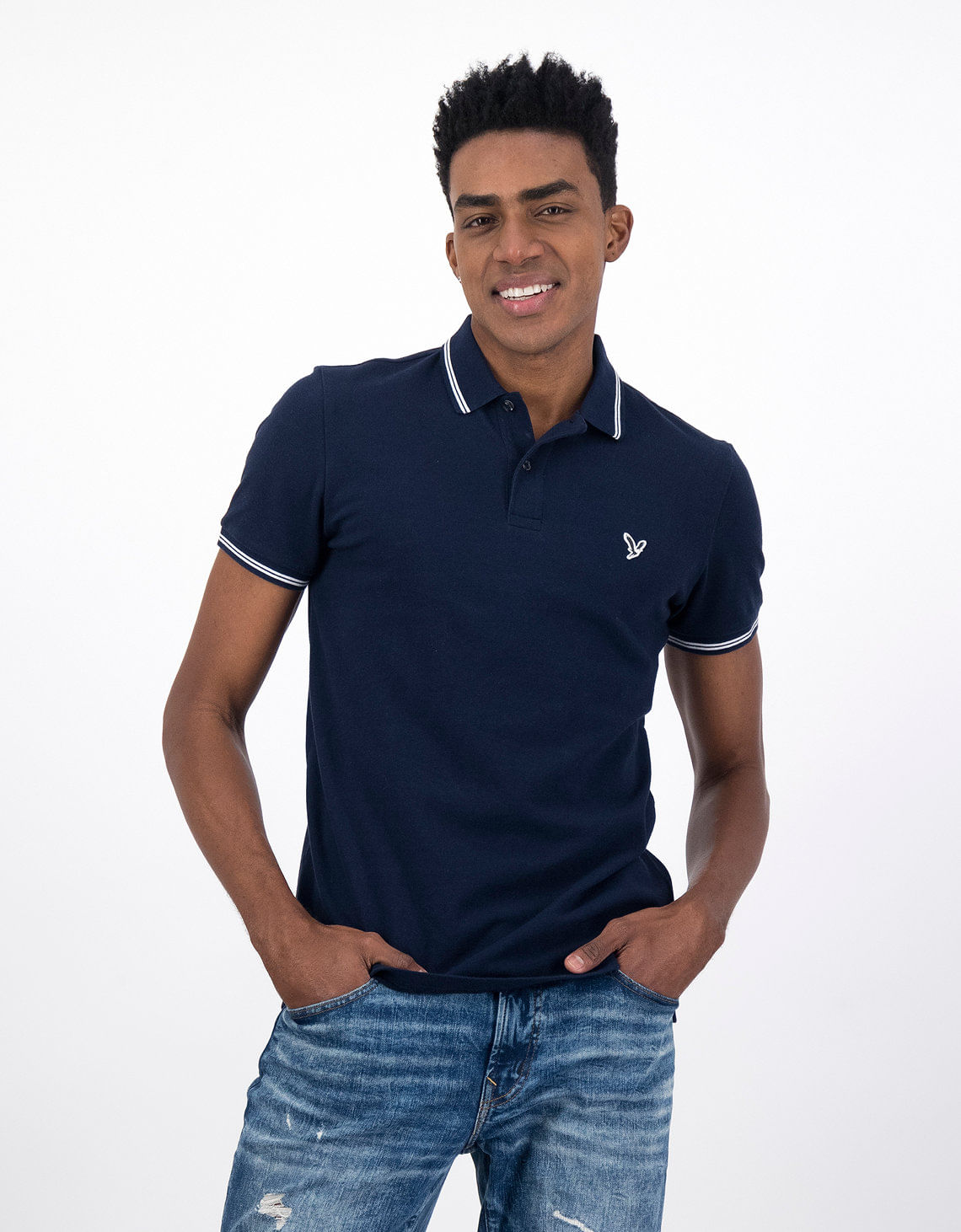 Camiseta Polo de Pique Slim Fit Ae