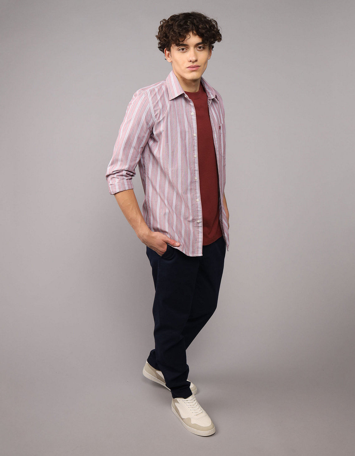 Camisa de Oxford Slim Fit Everyday Ae