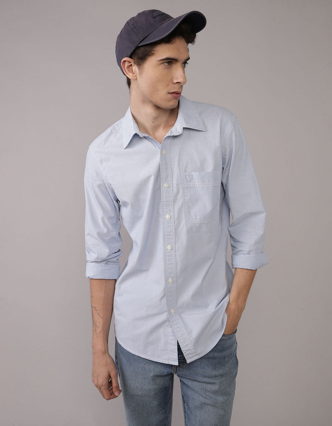 Camisa de Oxford Slim Fit Everyday Ae