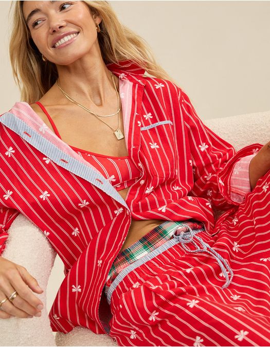 Camisa de pijama de franela Aerie
