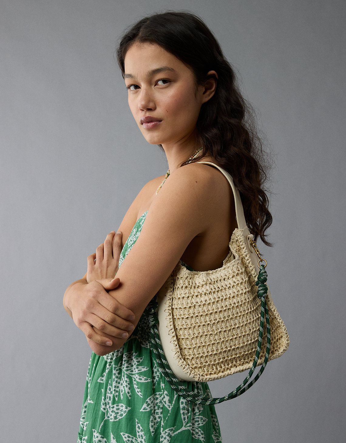 Bolso Tote Mini de Raffia Ae