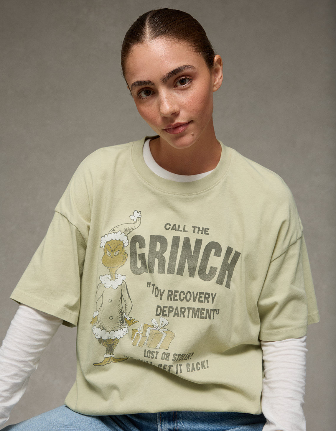 Camiseta gráfica relaxed del Grinch