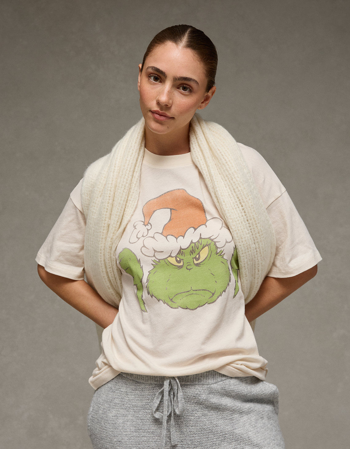 Camiseta gráfica relaxed del Grinch