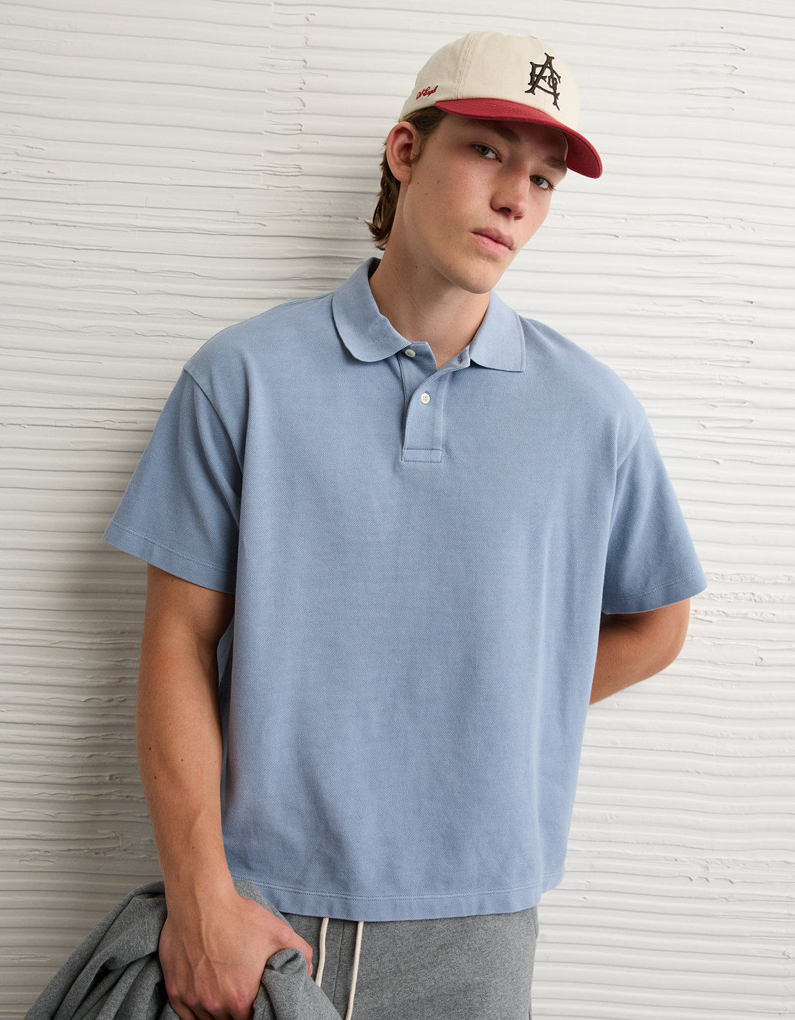 Camiseta Tipo Polo Boxy Ae