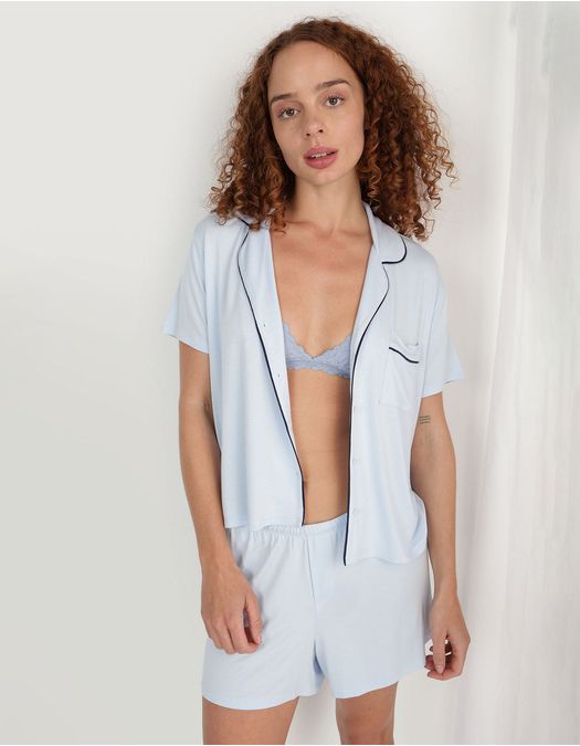Camiseta de Pijama Manga Corta Real Soft By Aerie