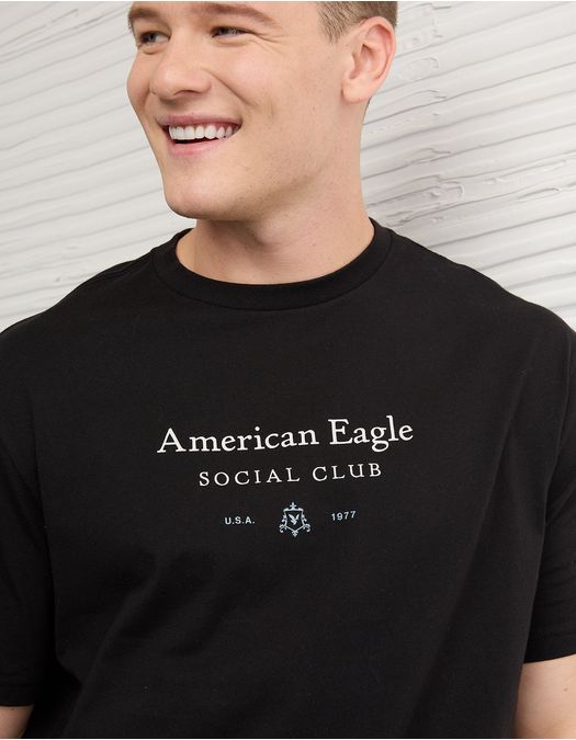 Camiseta Gráfica con Logo Ae