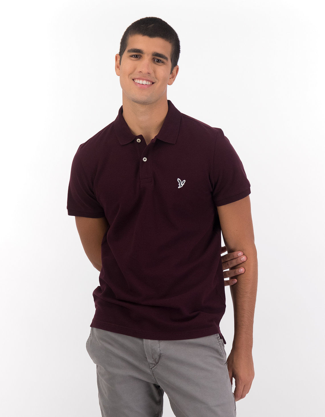 Camiseta Tipo Polo Slim Fit Ae