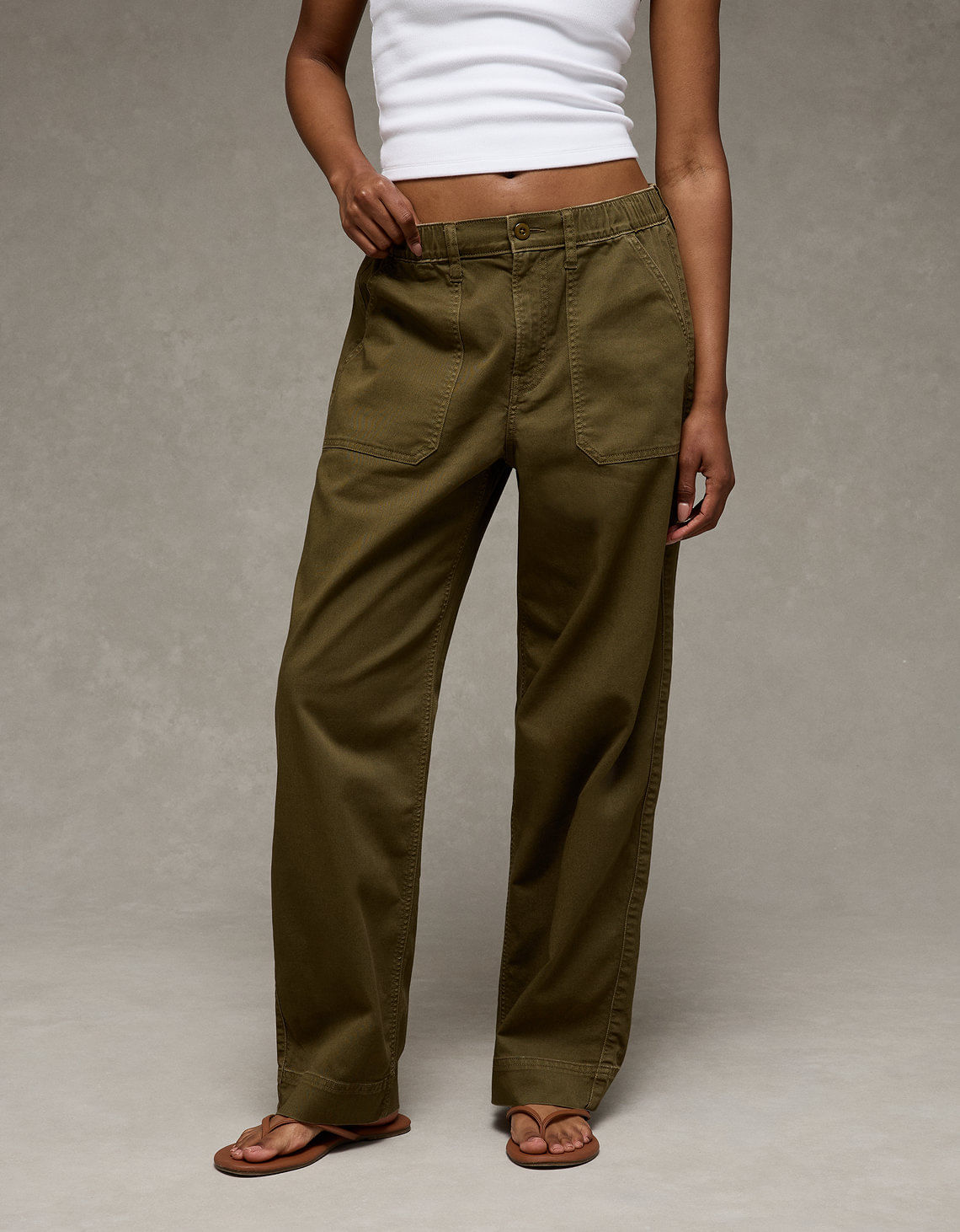 Pantalón Baggy Tiro Bajo Ae