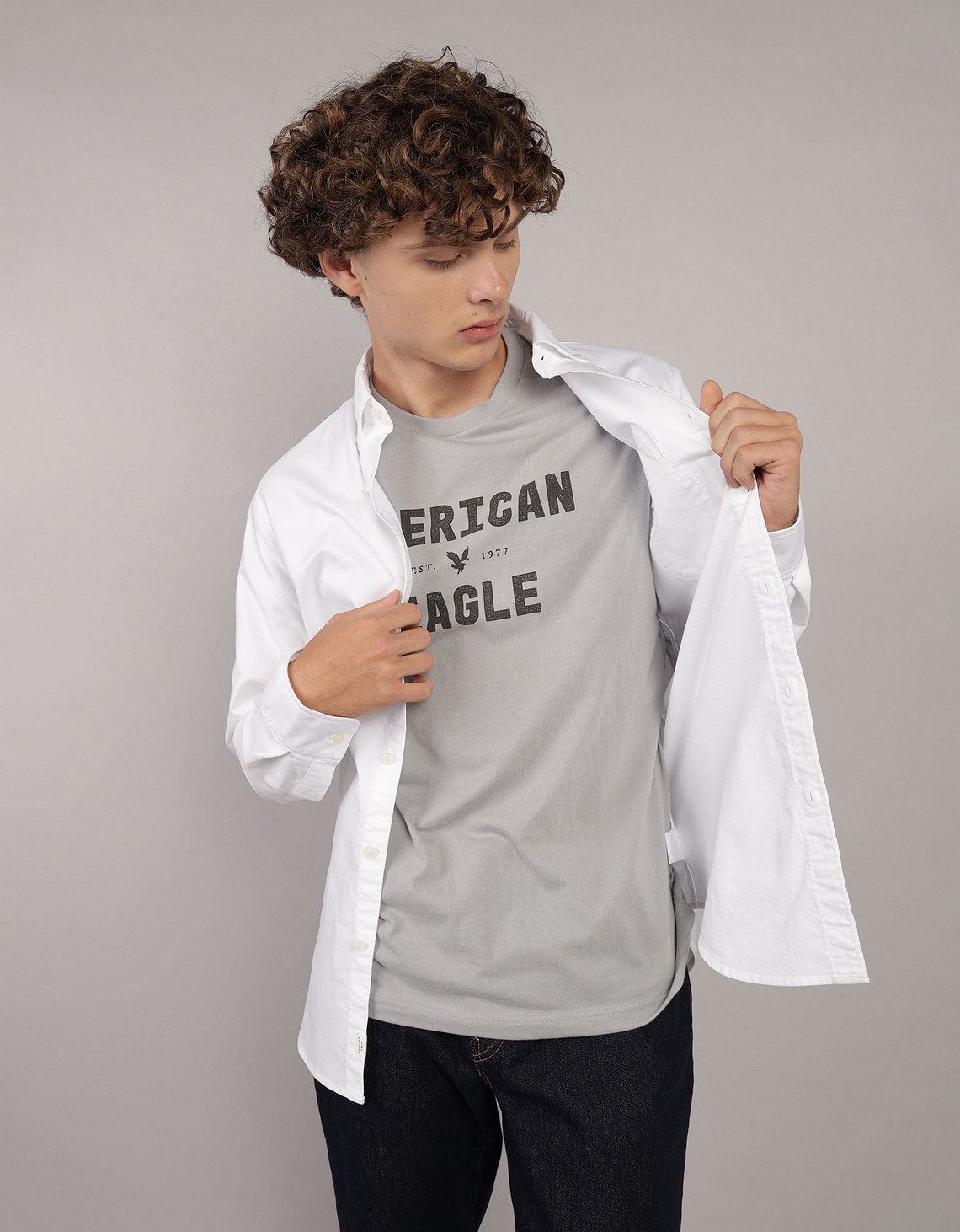 Camisa Oxford Slim Fit Ae