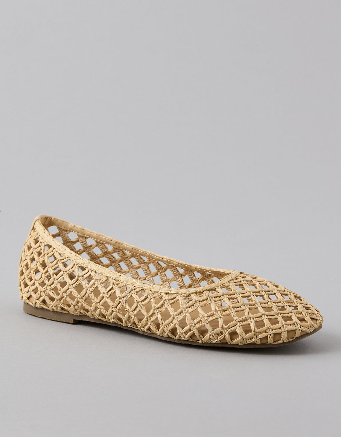 Zapato tipo Bailarina en Raffia Ae