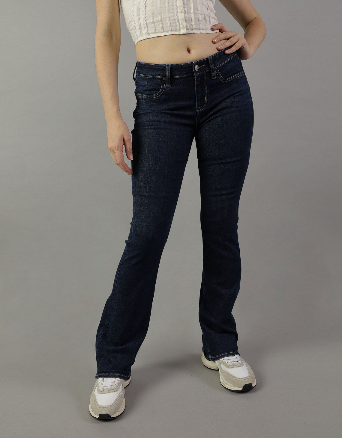Jean Kick Bootcut Tiro Bajo Ae