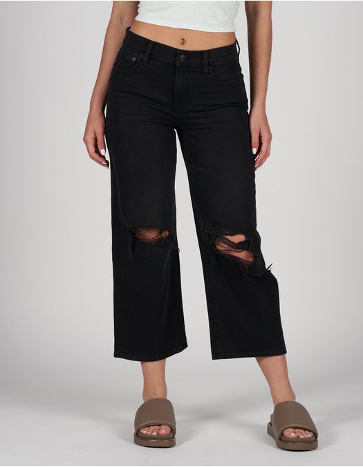 Jean AE Wide-leg corto estilo noventero