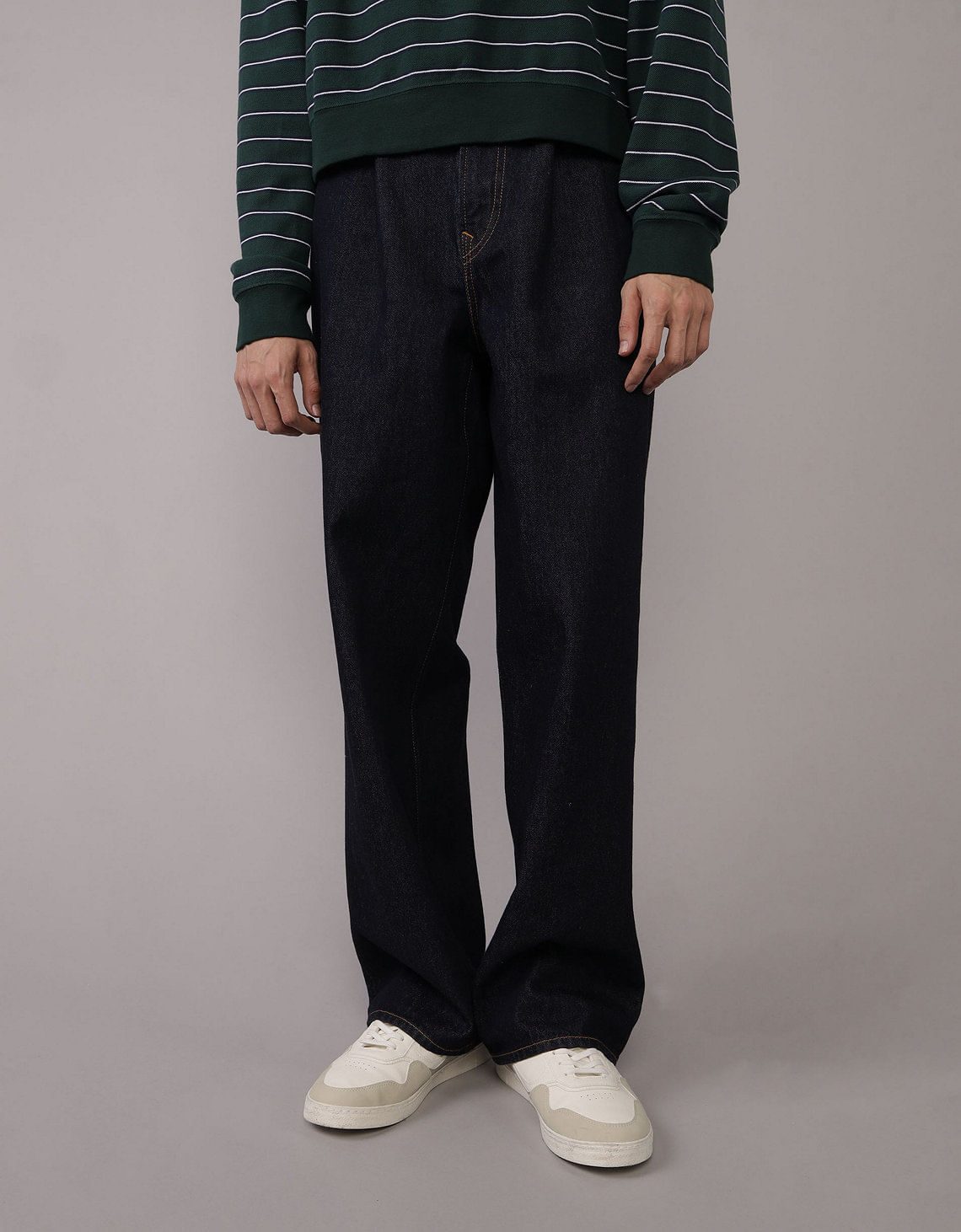 Jean Baggy Pleated Ae