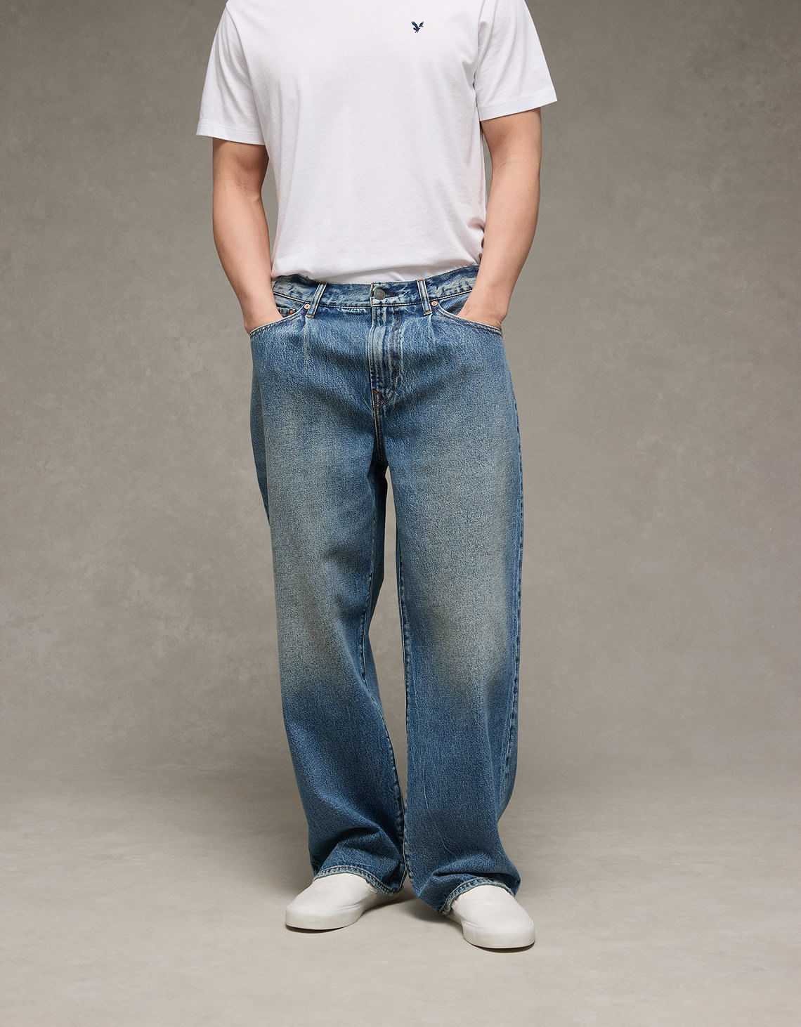 Jean Baggy Pleated Ae