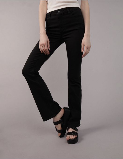 Jean kick bootcut de tiro bajo de mujer AE