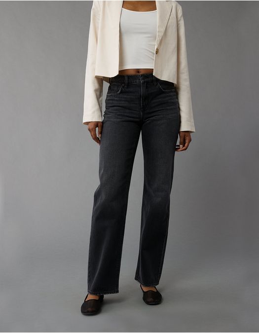 Jean Stovepipe Talle Alto Mujer AE