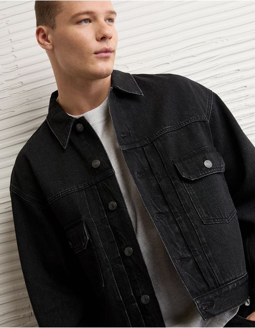 Chaqueta Trucker en Denim Ae