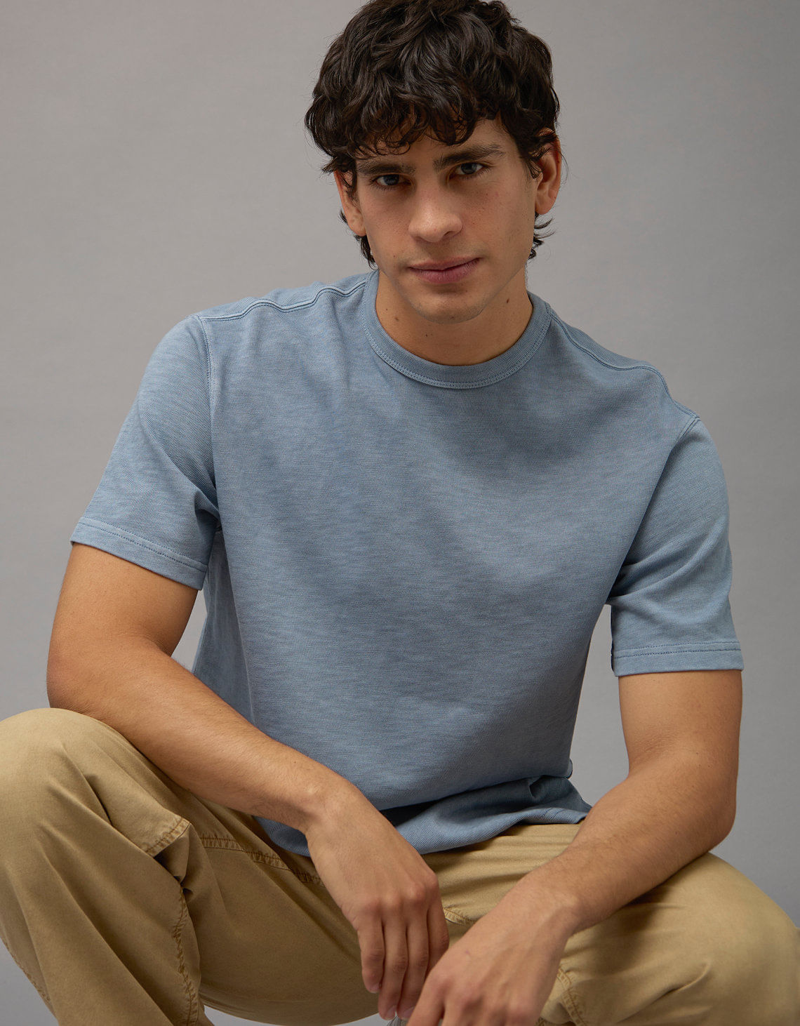 Camiseta Tejida Boxy Ae