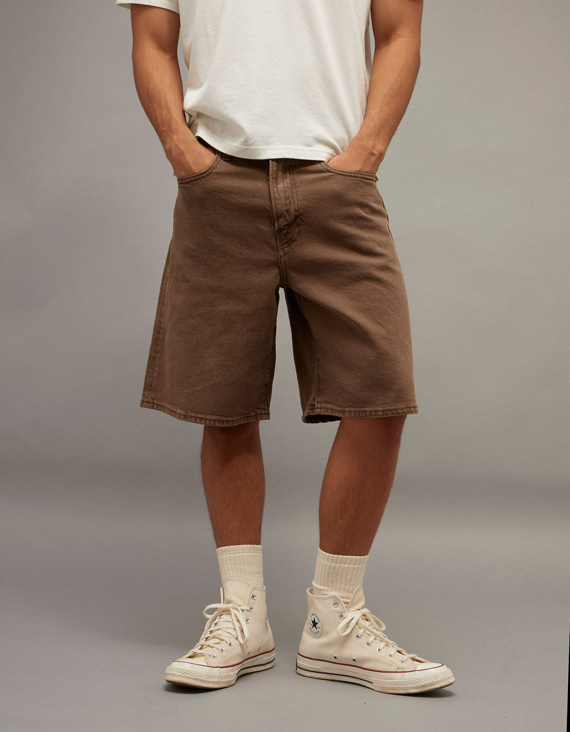Short de mezclilla holgado Ae