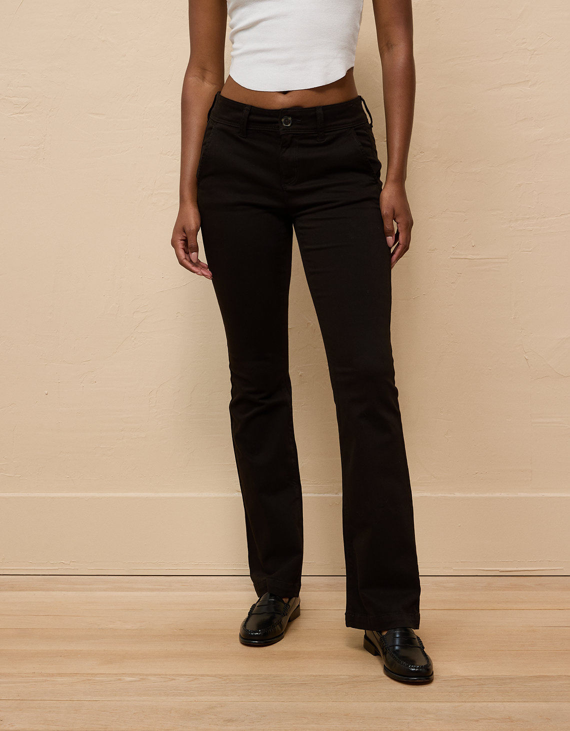 Pantalón Kick Boot de Tiro Alto semi acampanada para Mujer