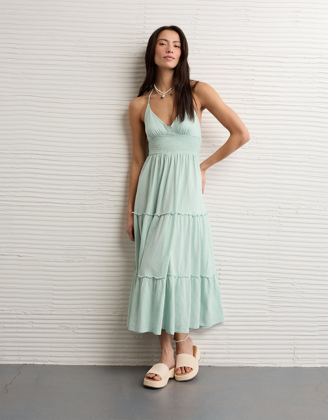 Vestido Midi Halter Sunchaser Ae