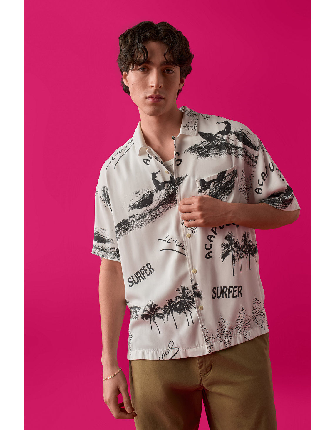 Camisa estampada AE x Jorge Campos