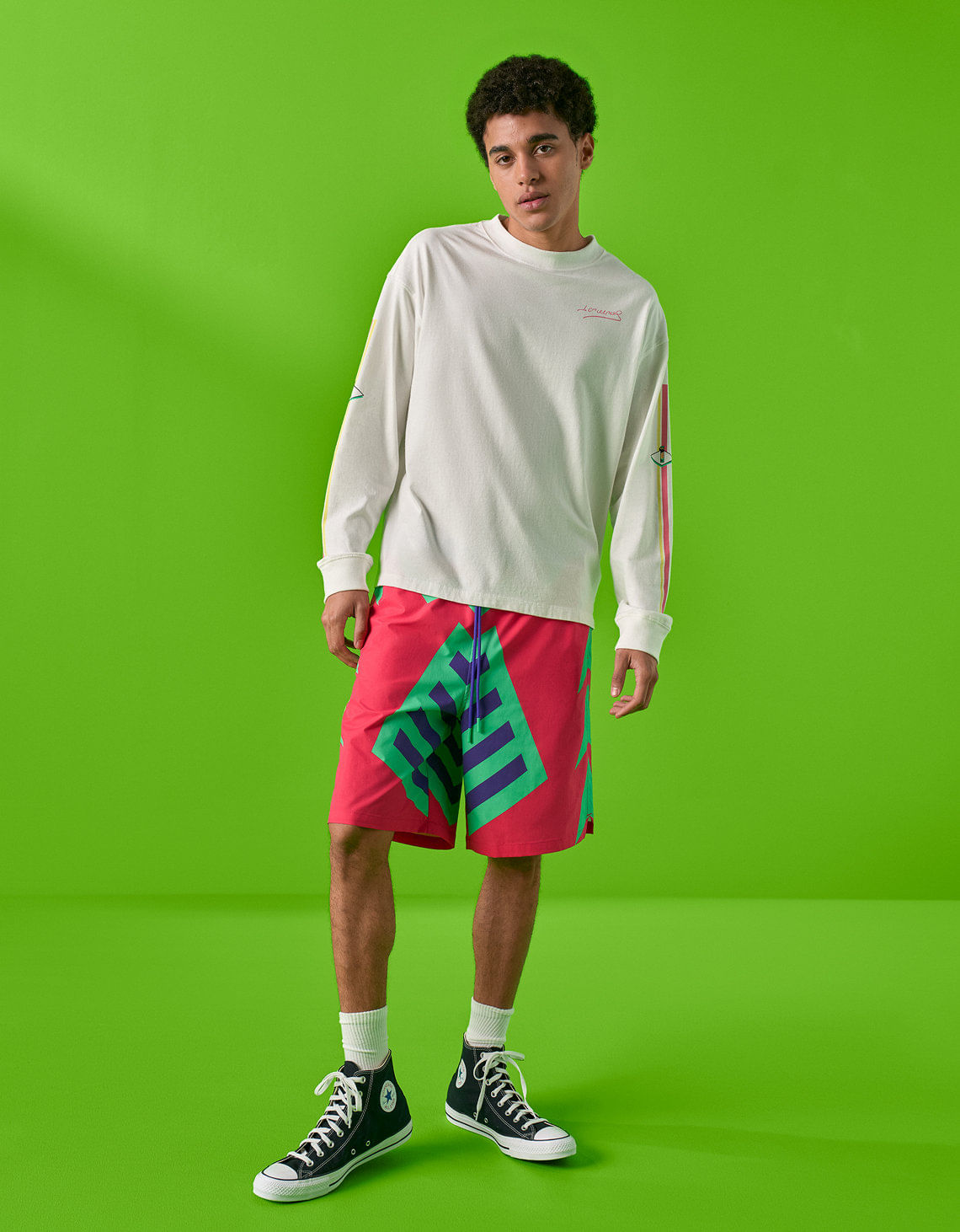 Pantaloneta de 9 pulgadas AE x Jorge Campos
