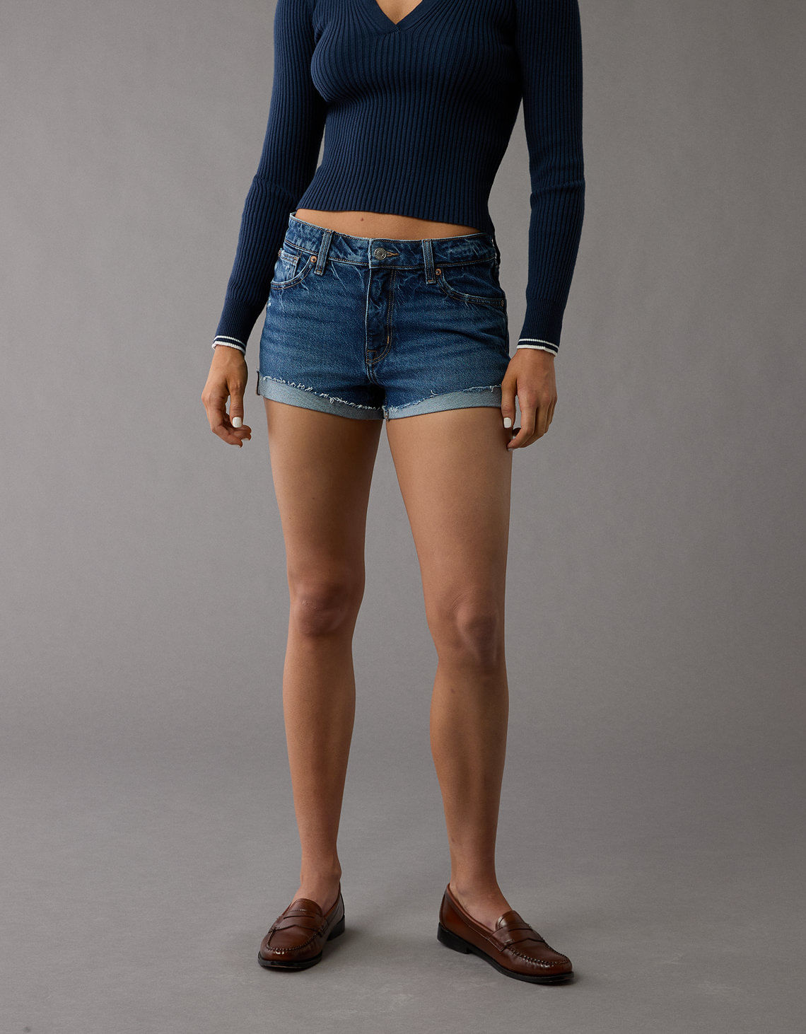 Short en denim Ae