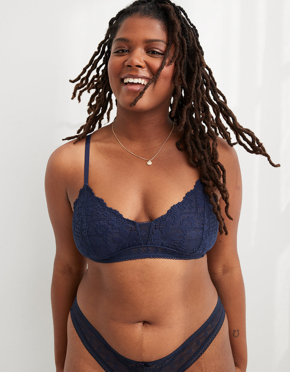 Bralette Aerie Encaje de picnic de triángulos