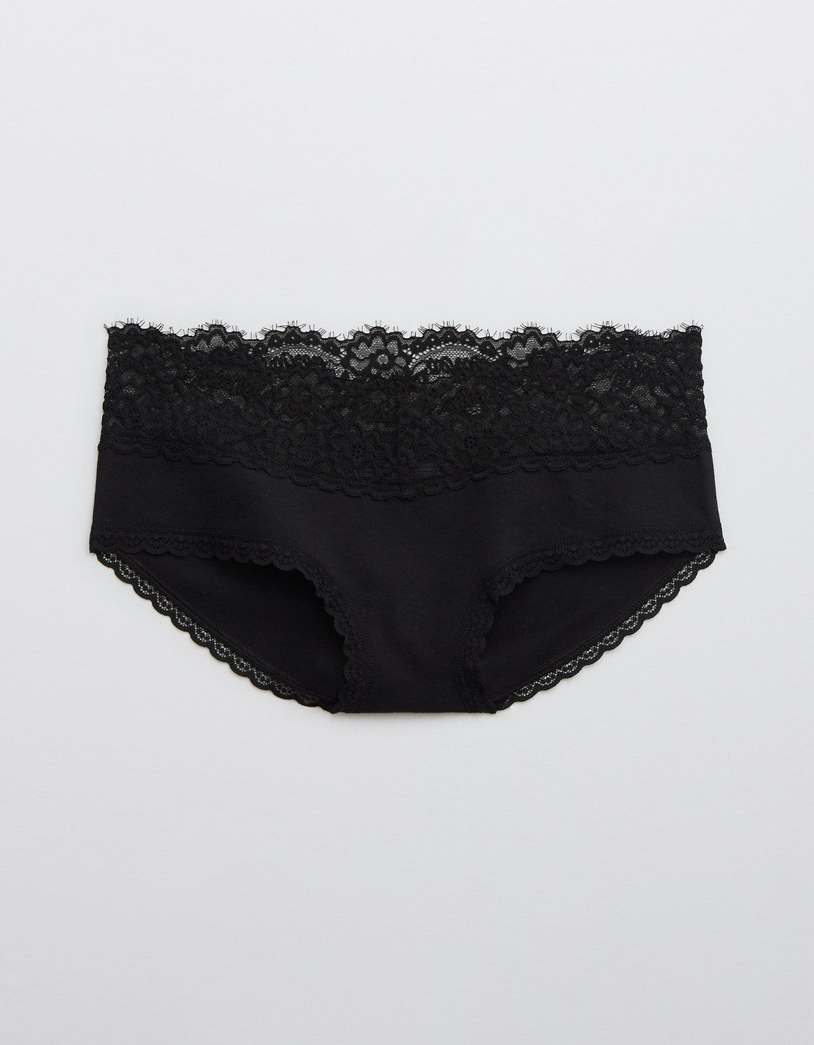 Undies Aerie en algodón con encaje deshilado