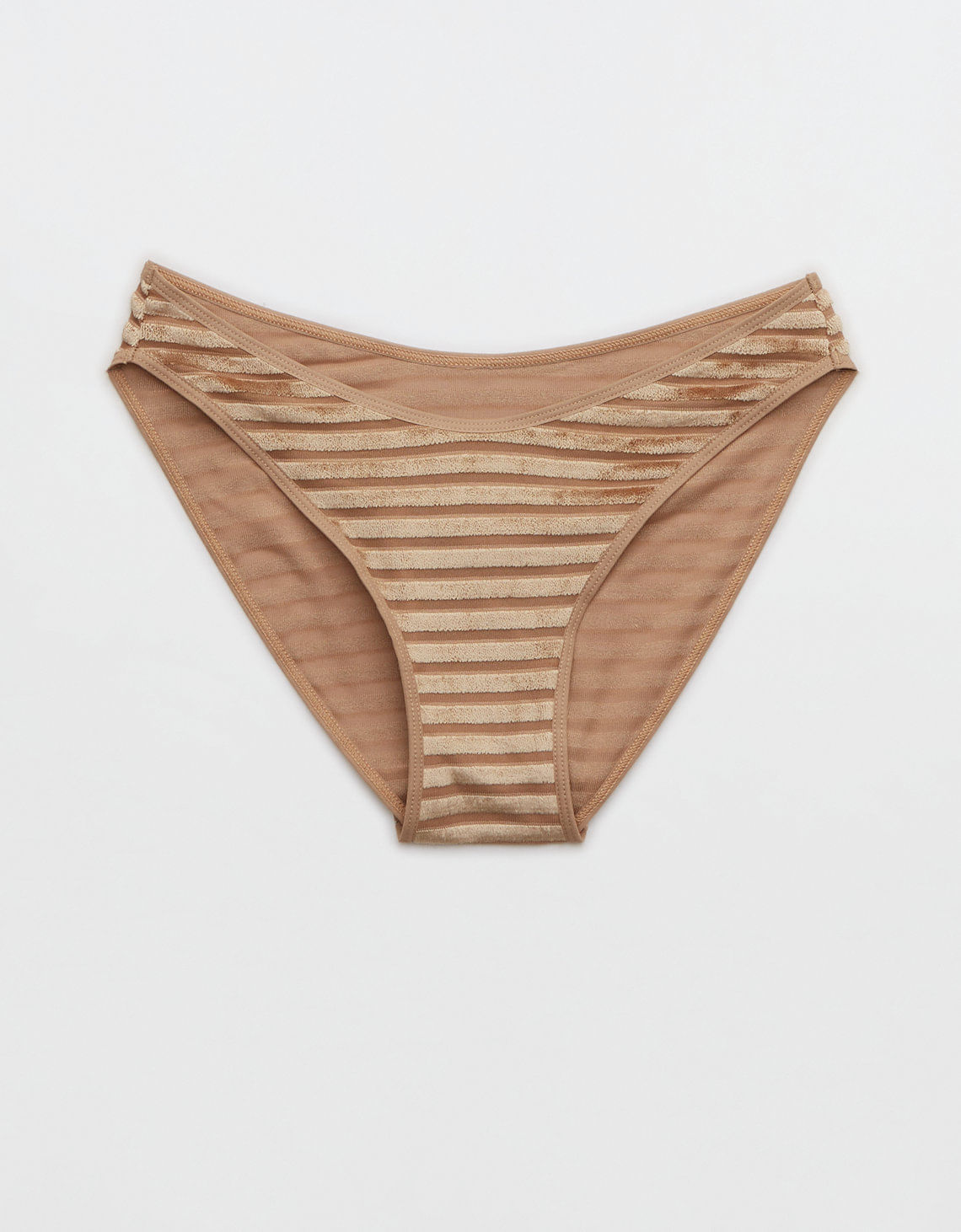 Ropa interior de bikini Aerie de rayas de terciopelo.