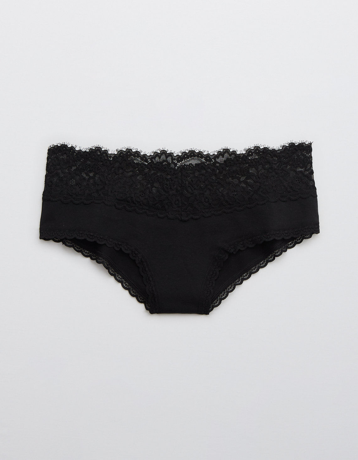 Undies Aerie en algodón con encaje deshilado
