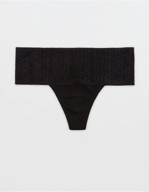 Ropa interior de encaje de algodón Aerie