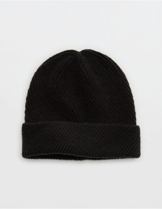 Gorro Aerie de fantástico cachemir acanalado