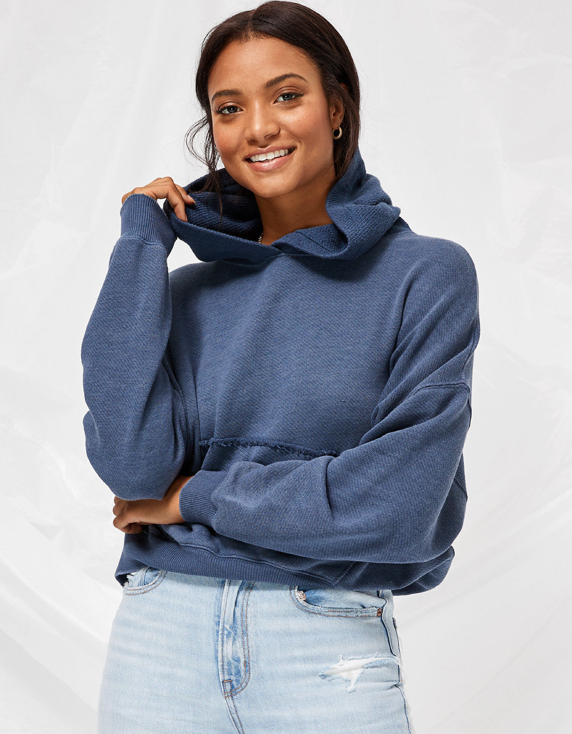 Buzo AE Oversized de Fleece con textura