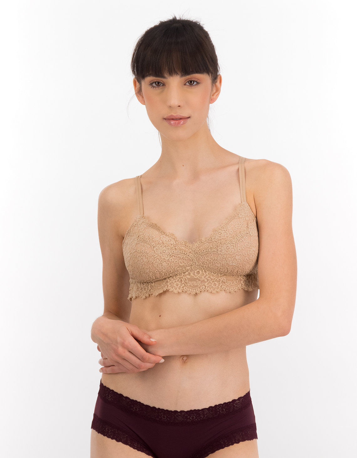 Braletter Aerie con encaje, realce y push up