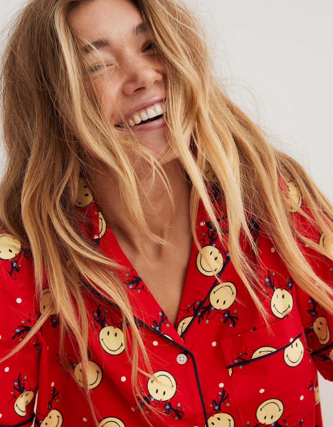 Camisa de pijama Aerie en franela