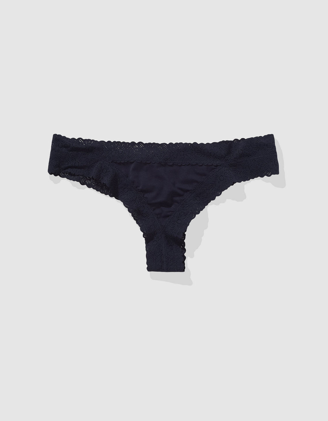 Tanga con encaje de mujer Aerie