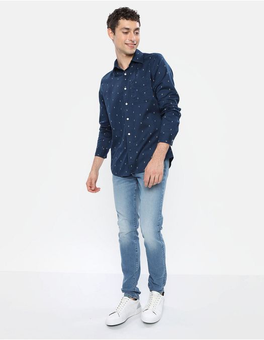 Camisa AE Slim fit con botones