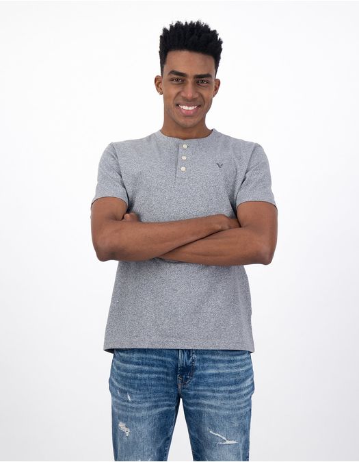 Camiseta de manga corta AE Henley Icon