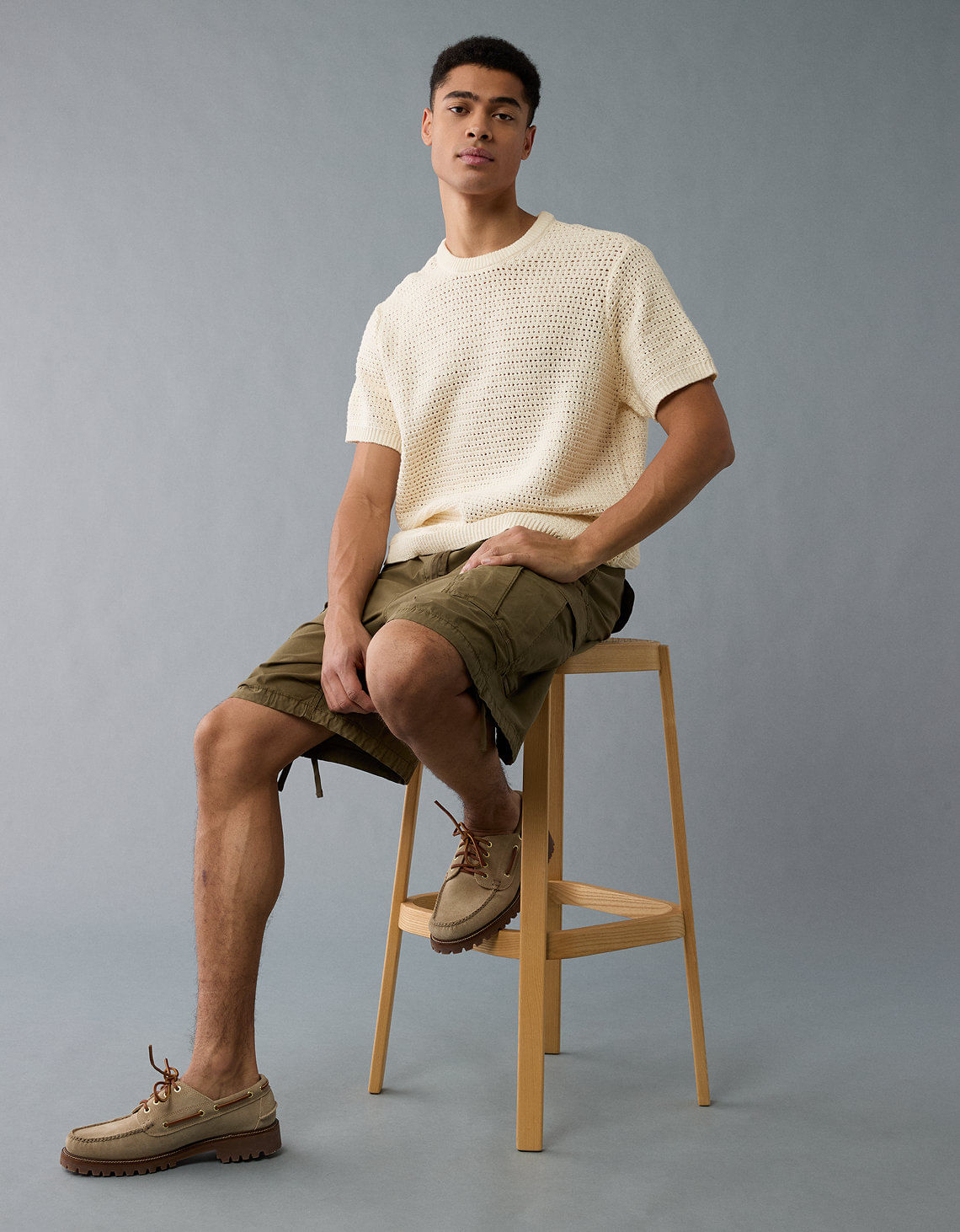 Suéter de Punto Abierto de AE