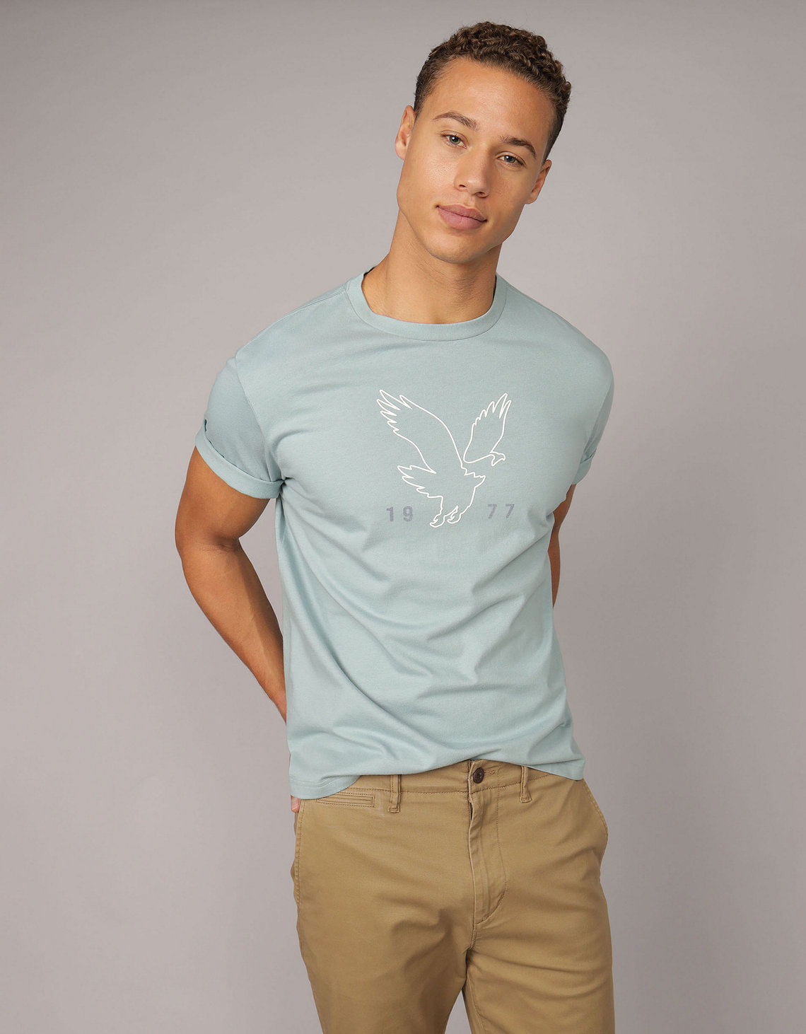 Camiseta Gráfica con Logo Ae