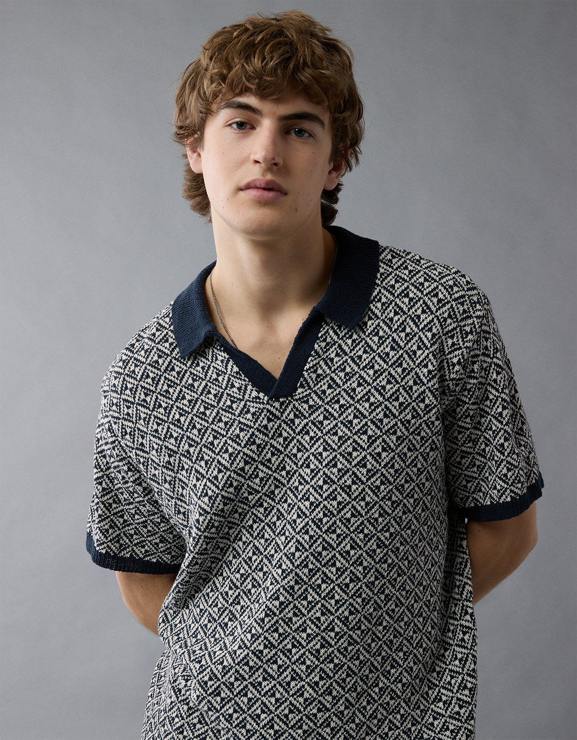 Polo Suéter Estampado de Fin de Semana Ae